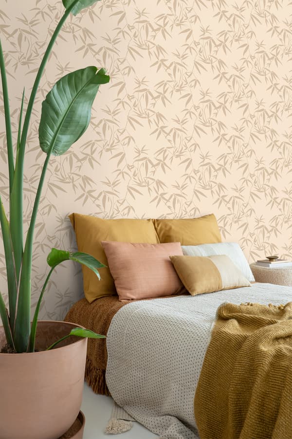 ESTAhome tapet bambublad beige 0.53 x 10.05 m