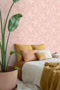 Miniatyrbild 2 av 8: ESTAhome tapet bambublad terrakotta rosa 0.53 x 10.05 m