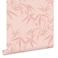 Miniatyrbild 1 av 8: ESTAhome tapet bambublad terrakotta rosa 0.53 x 10.05 m