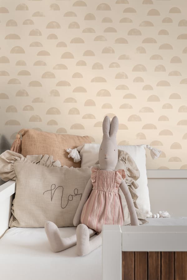 ESTAhome tapet grafiskt motiv beige 0.53 x 10.05 m