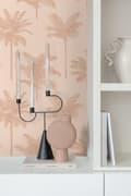 Miniatyrbillede 3 af 8: ESTAhome tapet palmetræer terracotta pink 0.53 x 10.05 m