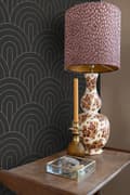 Miniatyrbillede 4 af 8: ESTAhome tapet art deco sort og hvidt 0.53 x 10.05 m