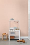 Miniatyrbild 5 av 8: ESTAhome tapet blommönster milt rosa 0.53 x 10.05 m