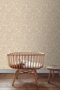 Miniatyrbillede 3 af 8: ESTAhome tapet skov med skovdyr beige 0.53 x 10.05 m