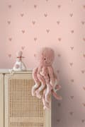 Miniatyrbild 2 av 8: ESTAhome tapet små hjärtan rosa 0.53 x 10.05 m