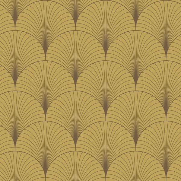 ESTAhome tapet art deco guld 0.53 x 10.05 m