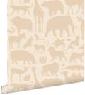 Miniatyrbild 1 av 8: ESTAhome tapet djur beige 0.53 x 10.05 m