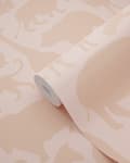 Miniatyrbild 6 av 8: ESTAhome tapet djur terrakotta rosa 0.53 x 10.05 m