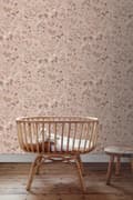 Miniatyrbild 3 av 8: ESTAhome tapet vilda blommor syrénrosa 0.53 x 10.05 m