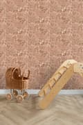 Miniatyrbild 5 av 8: ESTAhome tapet vilda blommor terrakotta rosa 0.53 x 10.05 m