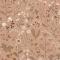 Miniatyrbild 7 av 8: ESTAhome tapet vilda blommor terrakotta rosa 0.53 x 10.05 m