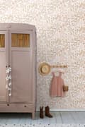 Miniatyrbild 4 av 8: ESTAhome tapet blommor och fåglar vitt, beige och milt rosa 0.53 x 10.05 m