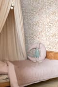 Miniatyrbild 2 av 8: ESTAhome tapet blommor och fåglar vitt, beige och milt rosa 0.53 x 10.05 m