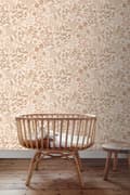Miniatyrbild 4 av 8: ESTAhome tapet blommor och fåglar beige och milt rosa 0.53 x 10.05 m