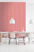 Miniatyrbillede 3 af 8: ESTAhome tapet striber orange og syrenlilla 0.53 x 10.05 m
