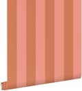 Miniatyrbillede 1 af 8: ESTAhome tapet striber terracotta rød og ferskenfarvet 0.53 x 10.05 m