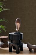 Miniatyrbild 2 av 4: Origin Wallcoverings tapet enfärgad linnestruktur brunt 0.53 x 10.05 m
