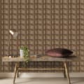 Miniatyrbild 3 av 3: Superfresco Easy - Non-woven tapet - Perfekt symmetri brun