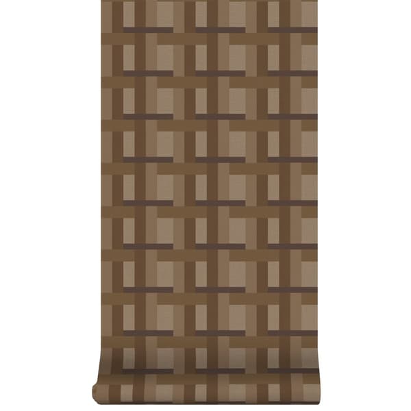 Superfresco Easy - Non-woven tapet - Perfekt symmetri brun