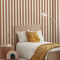 Miniatyrbillede 2 af 3: Superfresco Easy - Non-woven tapet - Stribet ferskenbrun