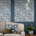Miniatyrbillede 3 af 3: Laura Ashley - Non-woven tapet Adain Palace Dark Seaspray Blue