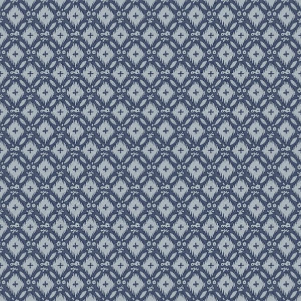 Laura Ashley - Non-woven tapet Whitebrook Dusky Seaspray Blue
