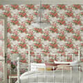 Miniatyrbild 3 av 3: Laura Ashley - Non-woven Tapet Country Roses Old Rose Pink