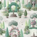 Miniatyrbild 1 av 3: Laura Ashley - Non-woven Tapet Naunton Folly Fern Green