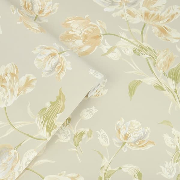 Laura Ashley - Non-woven tapet Gosford Sage Green