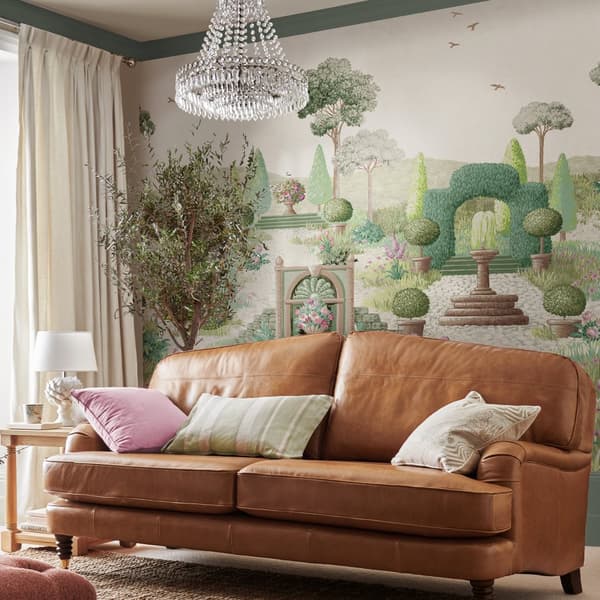 Laura Ashley - Fototapet Naunton Folly Fern Green