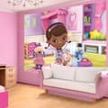 Miniatyrbild 1 av 4: Tapeter - Disney - Doctor the Plush - 368 x 254 cm - Hög kvalitet - Tvättbar