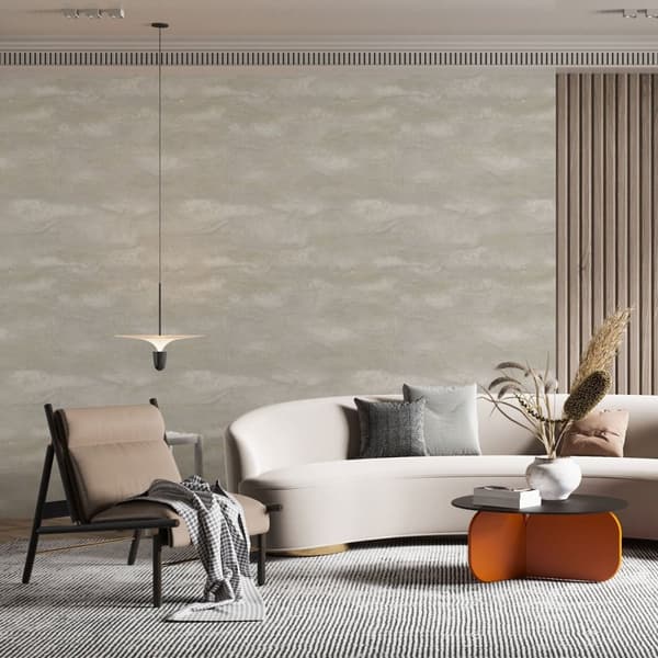 Limetree Sherwood Plain Vinyl Textured Wallpaper