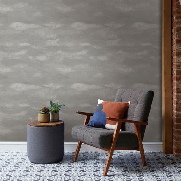 Limetree Sherwood Plain Vinyl Textured Wallpaper