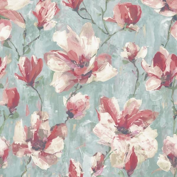 Grandeco Camilla Floral Vinyl Wallpaper