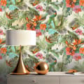 Pikkukuva 2 / 2: Rasch Paradise Birds Heavyweight Vinyl Textured Wallpaper
