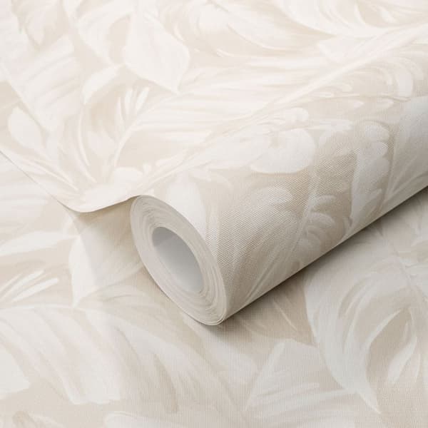 Erismann Play Of Light Palm Leaf Vinyl Textured Wallpaper