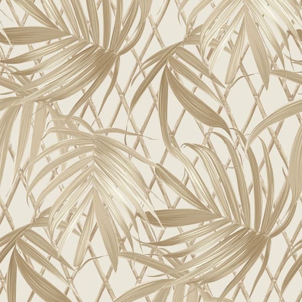 Rasch Paradise Palm Leaf Heavyweight Vinyl Textured Wallpaper