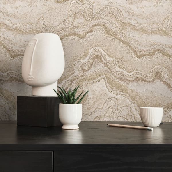 AS Creation Quartz Marble Heavyweight Vinyl Texturerad tapet