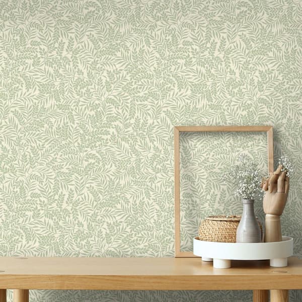 Holden Décor Rural Paradise Mini Leaf Textured Wallpaper