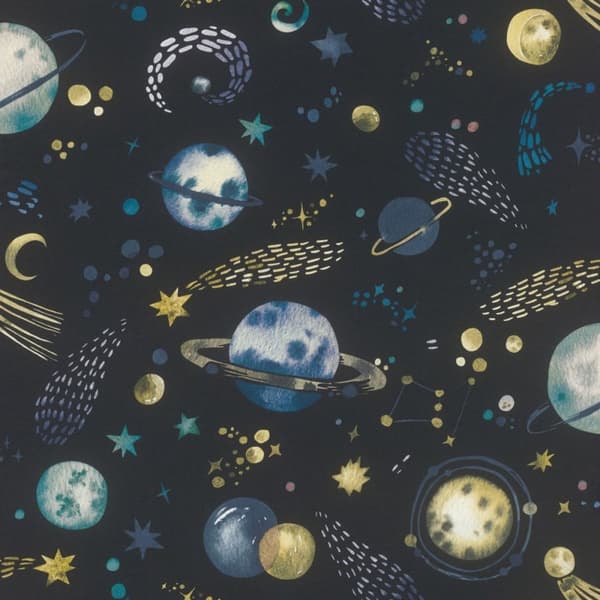 Rasch Celestial Skies Wallpaper Navy Blue 10m x 53cm