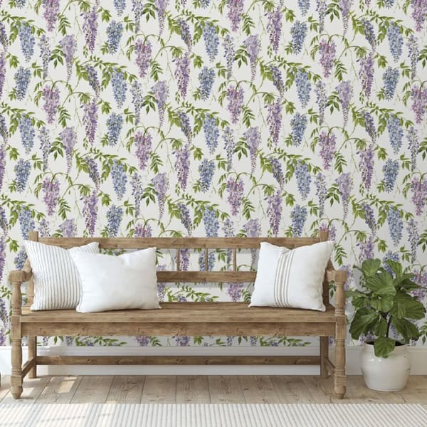 World of Wallpaper Wisteria Wallpaper