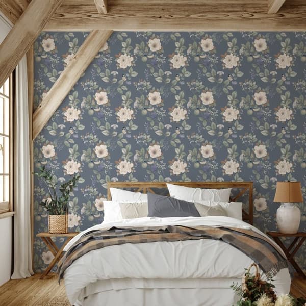 Belgravia Bramble Floral Wallpaper