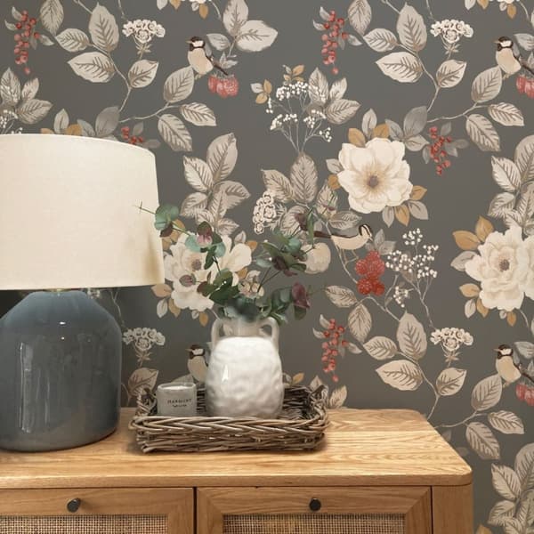 Belgravia Bramble Floral Wallpaper