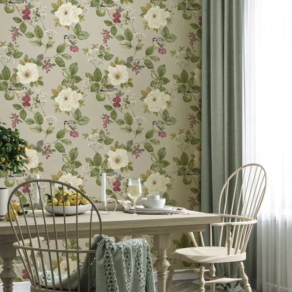 Belgravia Bramble Floral Wallpaper