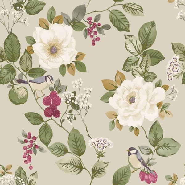 Belgravia Bramble Floral Wallpaper