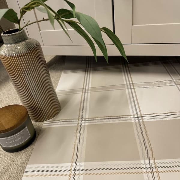 Belgravia Bramble Checked Wallpaper