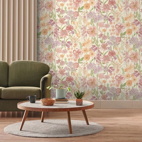 Grandeco Wild Flowers Wallpaper