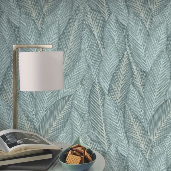 Erismann Martinique Leaf Textured Vinyl Wallpaper