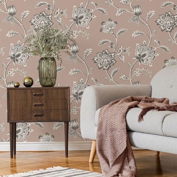 Fine Decor Juliette Floral Textured Wallpaper