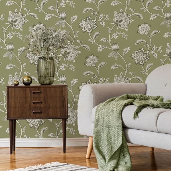 Fine Decor Juliette blommig texturerad tapet